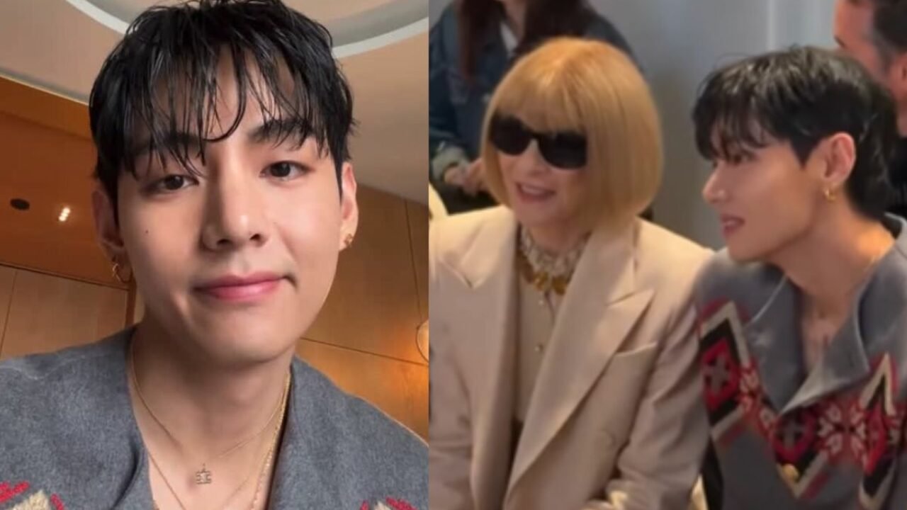BTS’ V shares private moment with Anna Wintour at Celine 2026, gets Vogue invite