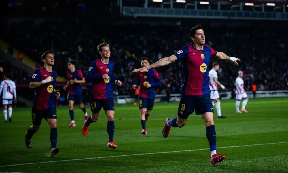 Barcelona Comeback Win Kounde Lewandowski Score Milan Beat Napoli Serie A