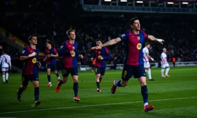 Barcelona Comeback Win Kounde Lewandowski Score Milan Beat Napoli Serie A
