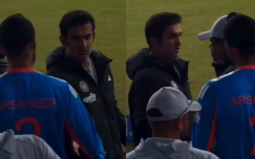 दूसरे T20I में हार के बाद ड्रेसिंग रूम में हार्दिक पांड्या और गौतम गंभीर की तीखी बातचीत ने बढ़ाई हलचल 33 दूसरे T20I में हार के बाद ड्रेसिंग रूम में चर्चा करते हार्दिक पांड्या और गौतम गंभीर
