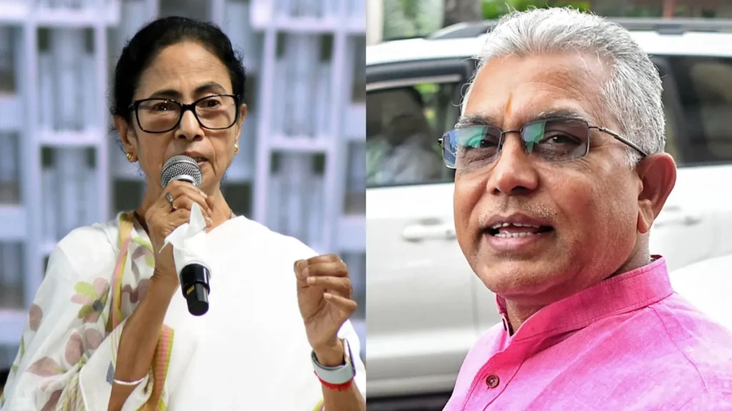 Dilip Ghosh का Bengal में बड़ा वादा: "BJP आई तो UP जैसे Encounters होंगे" — TMC बोली, "यहां नहीं चलेगा" 32 Dilip Ghosh का Bengal में बड़ा वादा: UP जैसे Encounters — TMC बोली "यहां नहीं चलेगा" | Dainik Diary