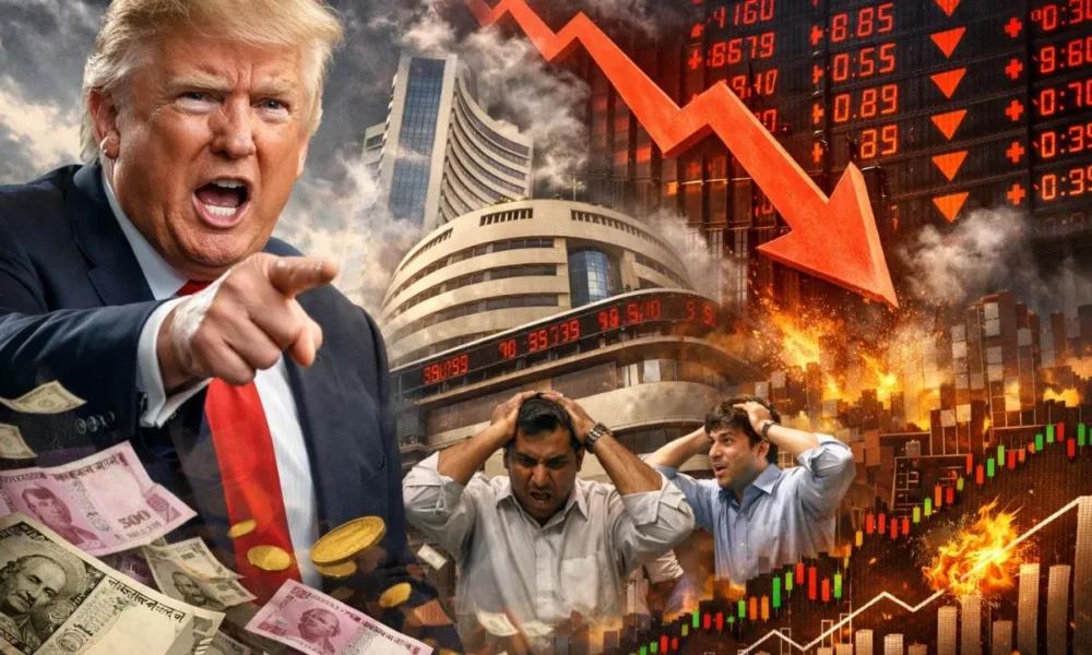 Stock Market Fall: Sensex Nifty Drop 1% Amid West Asia War Tensions