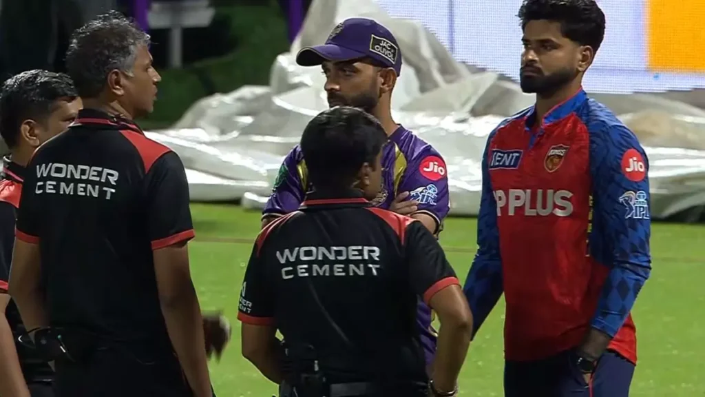 KKR vs PBKS: बारिश से मैच रद्द, दोनों टीमों को 1-1 अंक | IPL 2026 अपडेट
