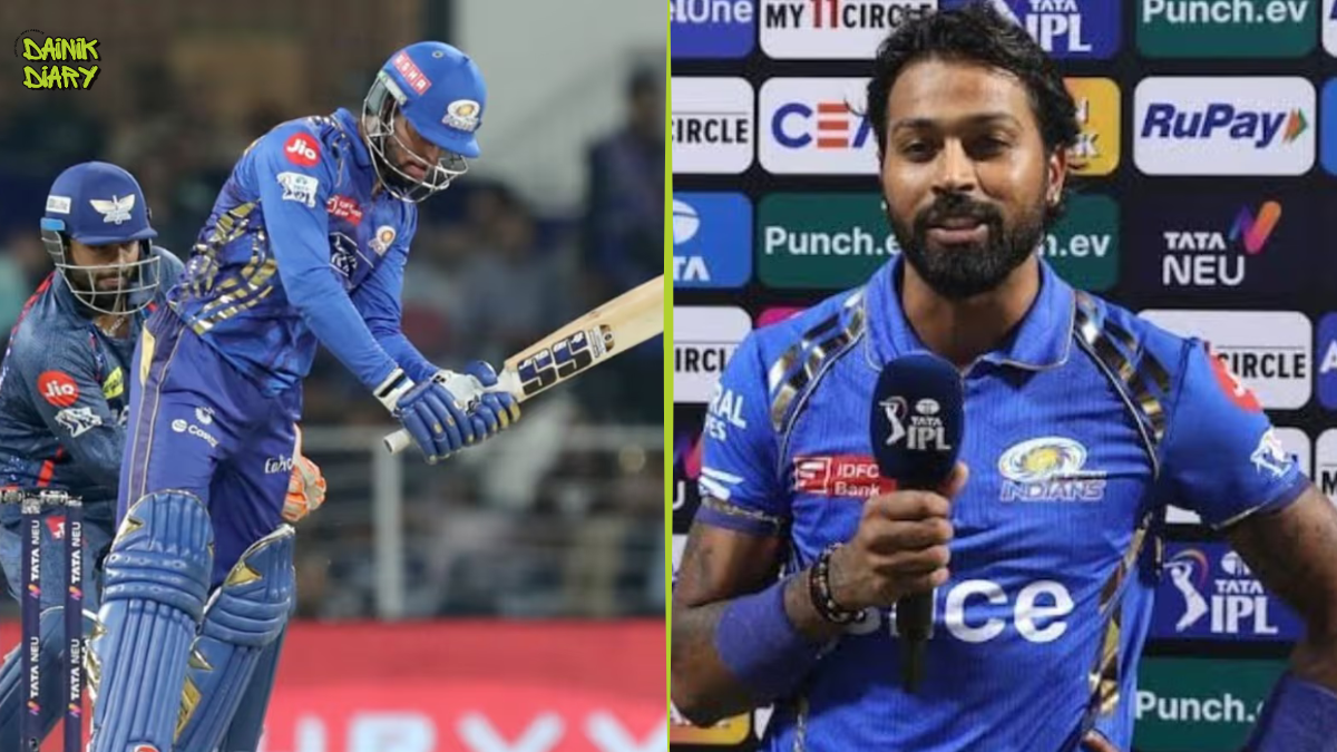 Hardik Pandya की फटकार के बाद Tilak Varma का शतक, MI ने GT को 99 रनों से हराया | Dainik Diary