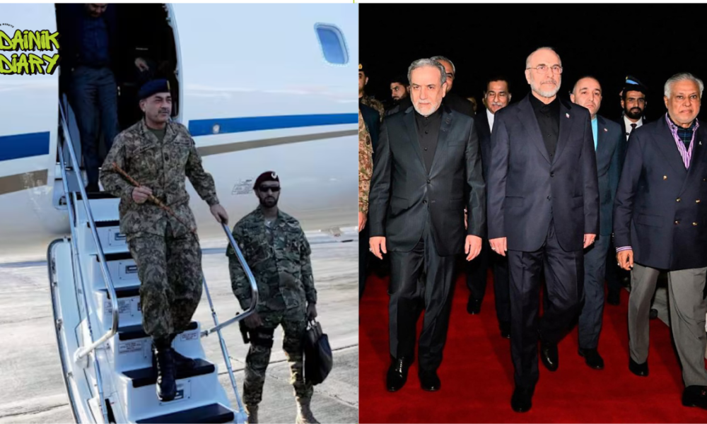 Iran FM Abbas Araghchi Meets Pakistan Army Chief Asim Munir | Dainik Diary News