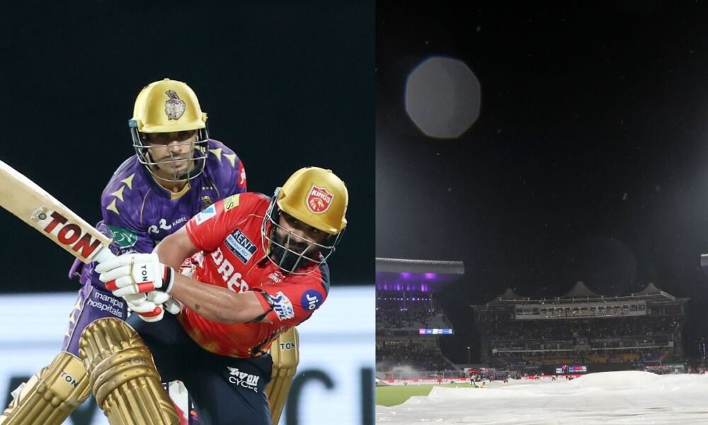 KKR vs PBKS: बारिश से मैच रद्द, दोनों टीमों को 1-1 अंक | IPL 2026 अपडेट