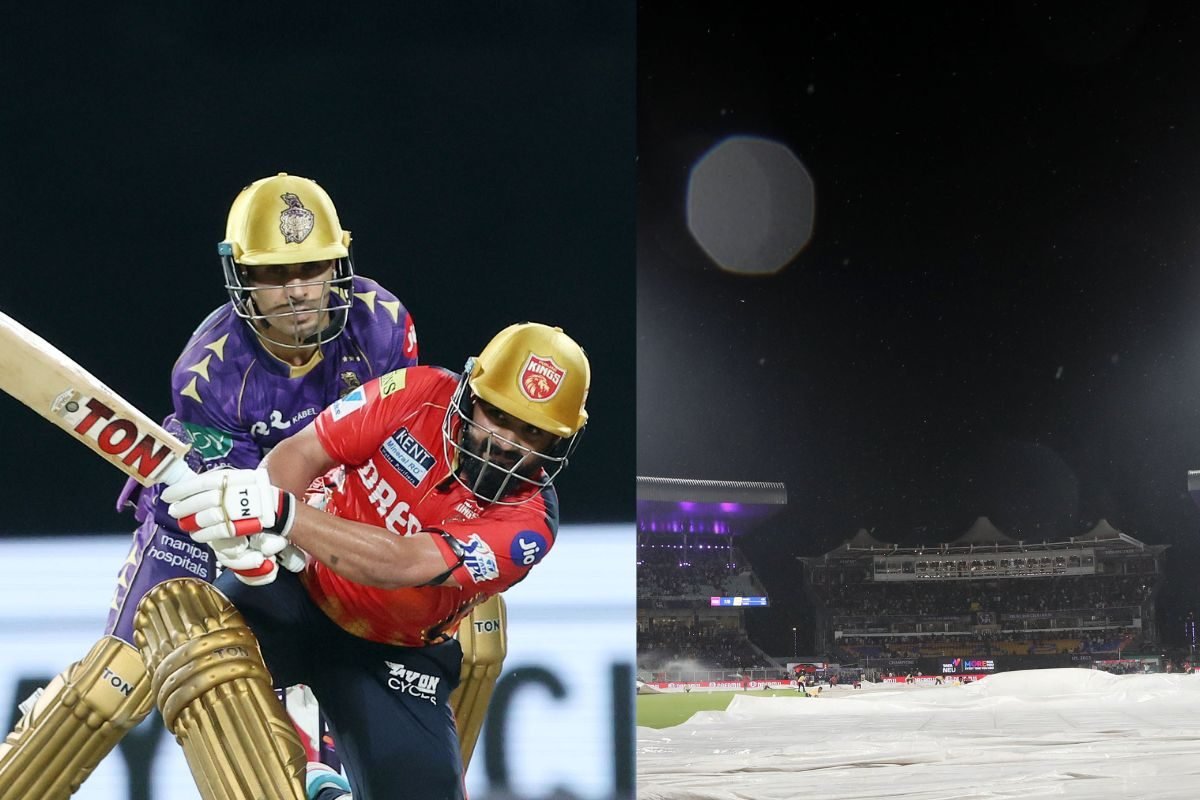KKR vs PBKS: बारिश से मैच रद्द, दोनों टीमों को 1-1 अंक | IPL 2026 अपडेट