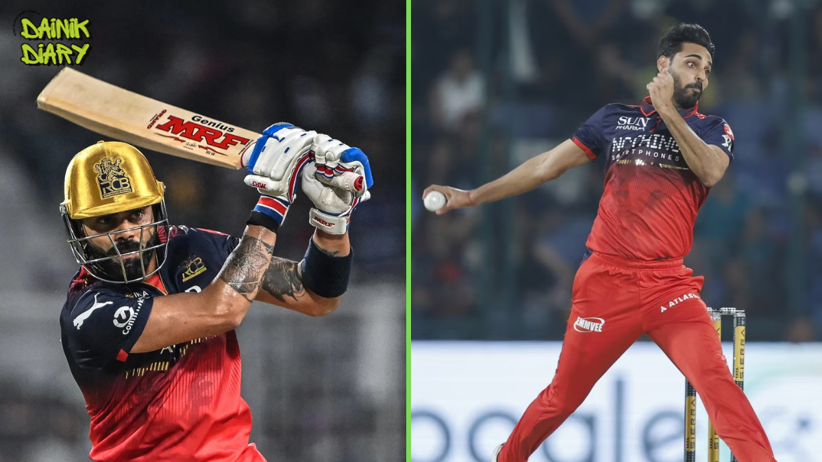 Virat Kohli की एक सलाह ने पलटा मैच — Bhuvneshwar को बताया राज़, Priyansh Arya हुए आउट | Dainik Diary