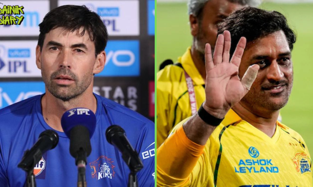 MS Dhoni अगले सीज़न CSK के लिए खेलेंगे? Stephen Fleming ने दिया जवाब | Dainik Diary