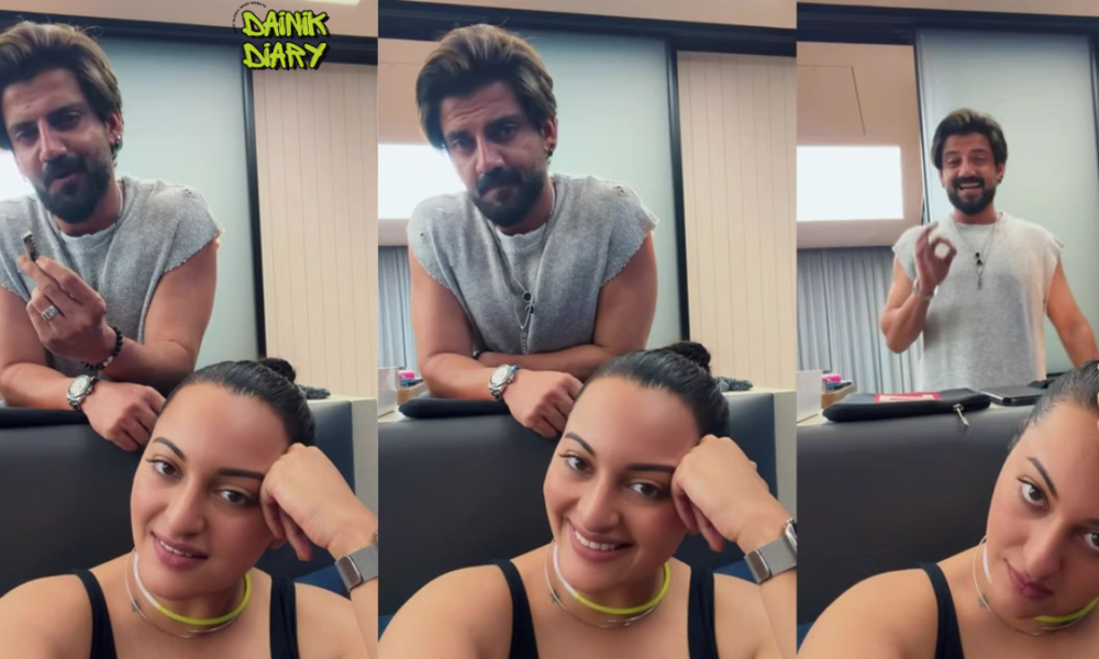 Sonakshi Sinha और Zaheer Iqbal का Melody Trend वीडियो हुआ Viral — Internet पर मचा धमाल | Dainik Diary