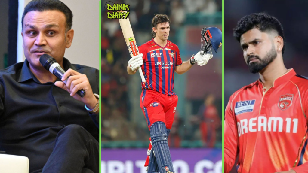 Sehwag का Punjab Kings को अलर्ट: Mitchell Marsh से सावधान, IPL 2026 Playoff दांव पर | Dainik Diary