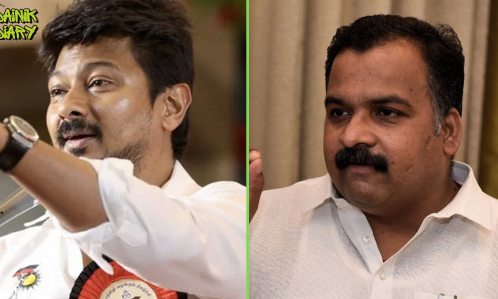 Congress-DMK में टूटी दोस्ती — Udhayanidhi के बयान पर Tagore का पलटवार, Vijay की TVK बनी वजह | Dainik Diary