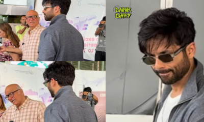एयरपोर्ट पर लाइन में खड़े दिखे Shahid Kapoor, बुज़ुर्ग शख्स के जेस्चर ने जीता दिल