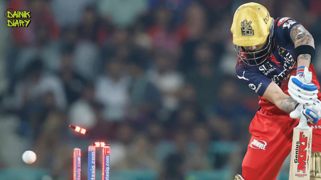 Virat Kohli के नाम दर्ज हुआ शर्मनाक IPL रिकॉर्ड, लगातार दूसरे मैच में हुए गोल्डन डक का शिकार 32 Dainik Diary MR Philip 3 23