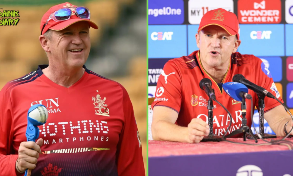 BCCI ने RCB Coach Andy Flower पर लगाया जुर्माना — गाली देना पड़ा भारी, 15% Match Fees कटी | Dainik Diary