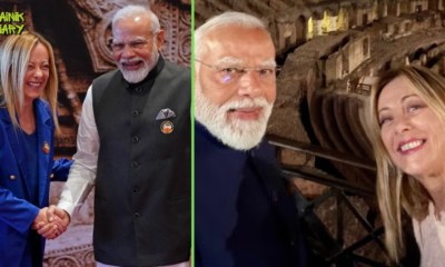 PM Modi ने Meloni को दिए Melody Toffees — Rome में 'Melodi' Reunion ने तोड़ा Internet; 2 घंटे में 22 लाख Likes | Dainik Diary