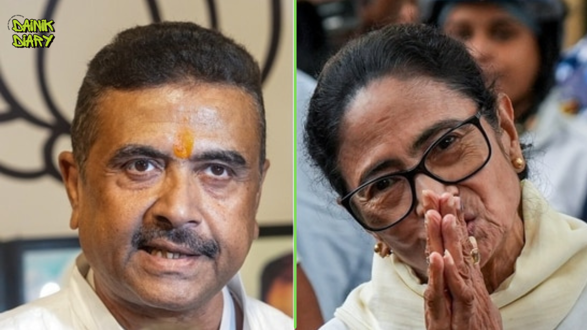 Mamata EVM Strongroom में रात 12 बजे, Suvendu बोले 'निगरानी में हैं' — West Bengal Election 2026 का बड़ा ड्रामा | Dainik Diary