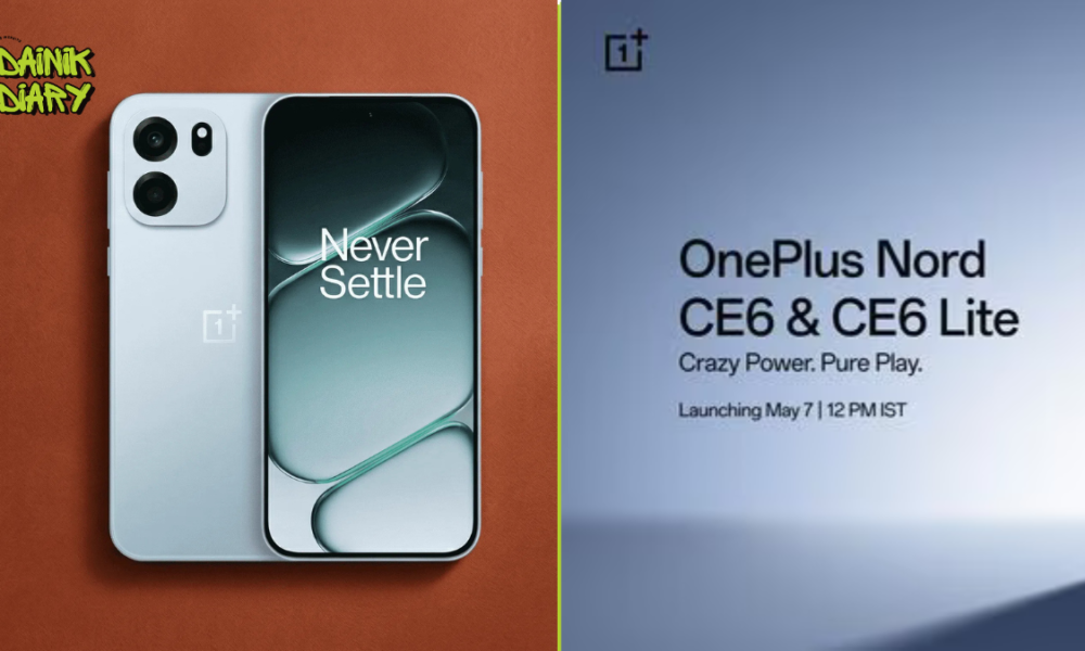 OnePlus Nord CE 6 Series Launch: 8000mAh Battery, 144Hz Display And Price In India