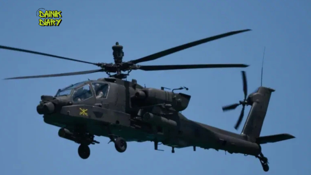 हॉर्मुज के पास अमेरिकी Apache गनशिप क्रैश, दोनों पायलट सुरक्षित; बढ़े क्षेत्रीय तनाव के बीच हुई घटना 32 Dainik Diary Asad 4 5