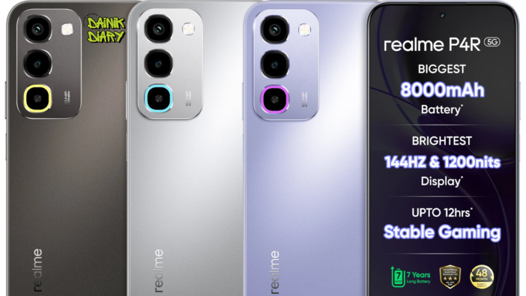 8000mAh बैटरी और 144Hz डिस्प्ले के साथ लॉन्च होगा Realme P4R 5G, कीमत ने मचाया हलचल 32 Realme P4R 5G Launch: 8000mAh Battery, 144Hz Display | Price ₹18,999