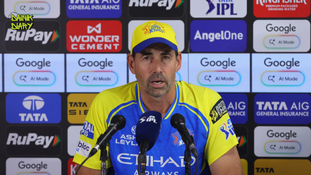 CSK के नए हेड कोच कौन होंगे? 'सबसे मजबूत दावेदार' के रूप में सामने आया इस भारतीय दिग्गज का नाम, धोनी निभा सकते हैं बड़ी भूमिका 31 Dainik Diary AQDAS 2026 07 17T143841.347