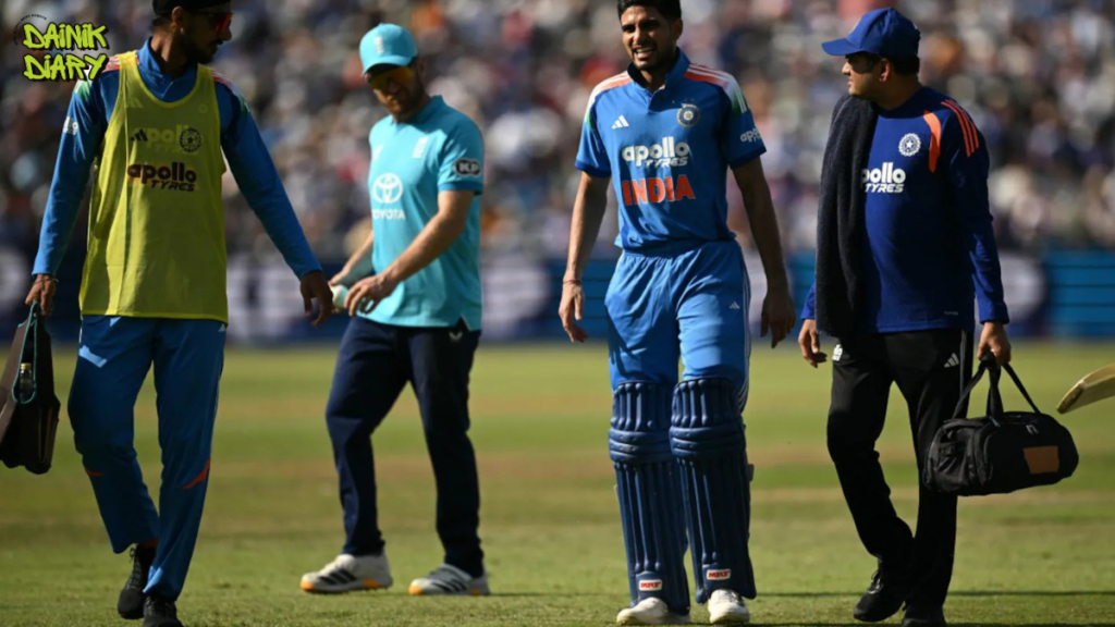 Shubman Gill Retires Hurt! Century के करीब पहुंचकर मैदान क्यों छोड़ना पड़ा? 32 Dainik Diary Zaid 7 25